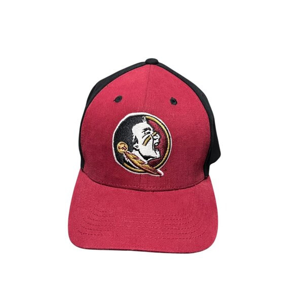 FSU Florida‎ State University Seminoles Logo Adjustable Curved Bill Hat Cap New - Picture 2 of 10